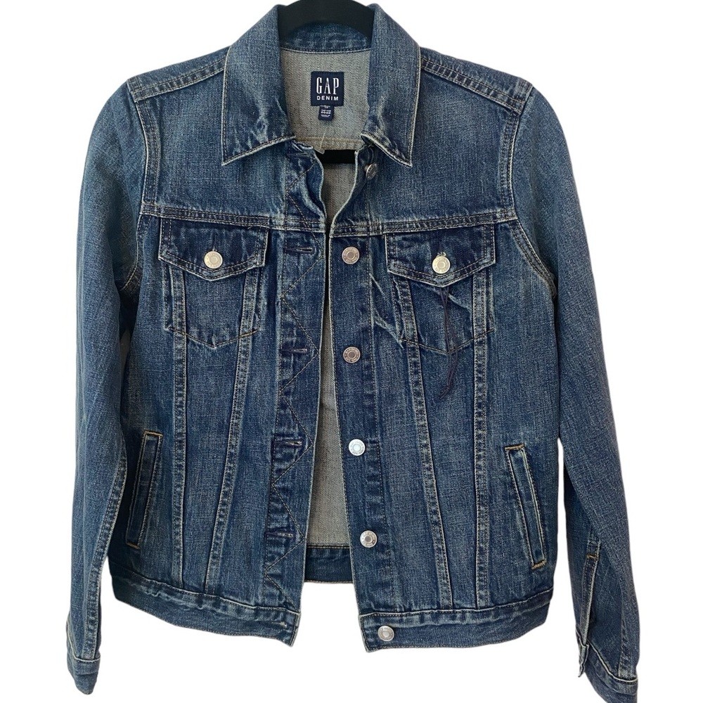 🆕NWOT Gap Icon Denim Jacket Womens Size XS - Picture 2 of 10